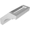 Ekena Millwork 4-in. W x 44-in. D x 44-in. H Merced Architectural Grade PVC Knee Brace BRCP04X44X44MRC - alternate 2